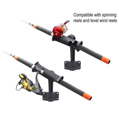 RAM® Tube Jr.™ Rod Holder with Bulkhead Base - 4" Post