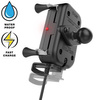 RAM® Tough-Charge™ 15W wodoodporny uchwyt motocyklowy do ładowania bezprzewodowego