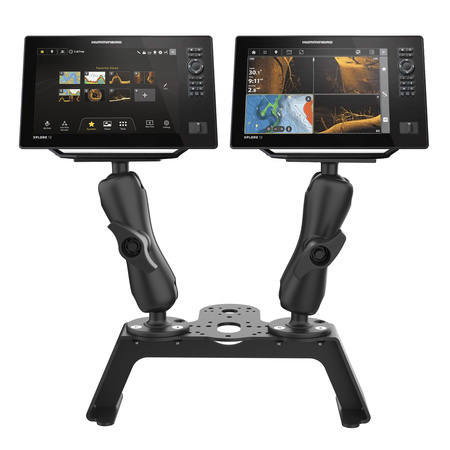 Zestaw pokładowy echosondy RAM® z podwójnym mocowaniem Humminbird Helix 8-10 i XPLORE