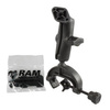 RAM® Composite Yoke Clamp Mount with Diamond Plate - Medium