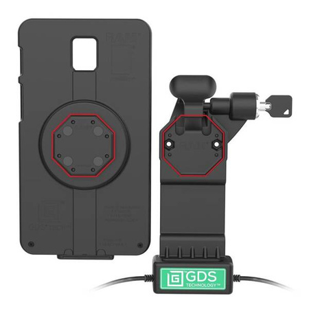 GDS® Uni-Conn™ z prawą blokadą zasilania + podwójna stacja dokująca USB-A