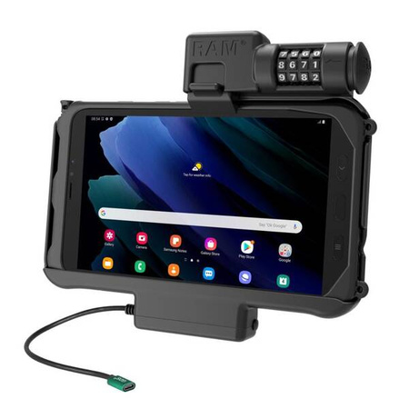 RAM® Combo Locking USB-C Powered Dock dla tabletów Samsung Tab Active5 i 3
