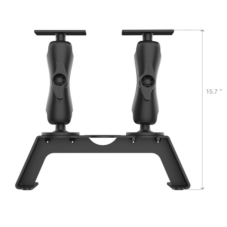 Zestaw pokładowy echosondy RAM® z podwójnym mocowaniem Humminbird Helix 8-10 i XPLORE