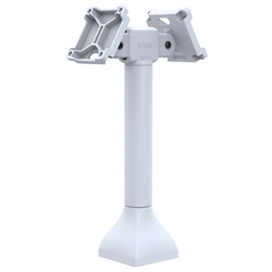 Uchwyt na cokół RAM® 14" z dwoma adapterami VESA 75 mm - szary