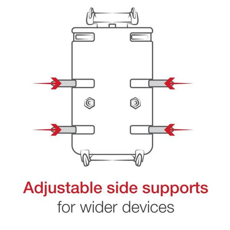 Uchwyt na telefon RAM® X-Grip® z podstawą Tough-Wedge