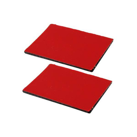 RAM® 2-pak stalowych prostokątnych płytek samoprzylepnych do RAM® Power-Plate™