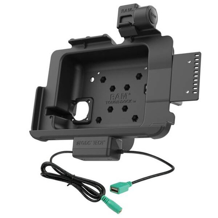 RAM® Tough-Dock™ Power + Data z zatrzaskiem do tabletu Zebra ET4x 10"