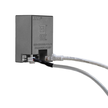 GDS® Uni-Conn™ Blokowana stacja dokująca uchylno-obrotowa z PoE + Data - Szary