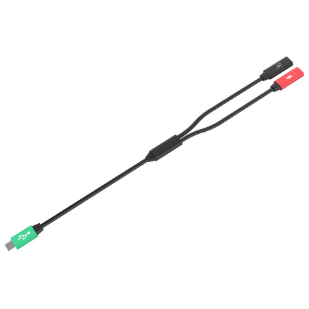 Kabel RAM® Y-Split z 1 złączem USB-C męskim i 2 złączami USB-C żeńskimi