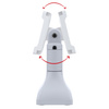 RAM® 7" Pedestal Mount with 100mm & 75mm VESA & Cable Routing - Gray