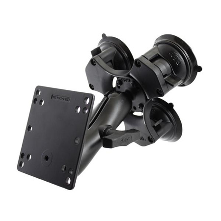 Uchwyt RAM® Twist-Lock™ Triple Suction Mount z płytką VESA 100x100 mm - średni