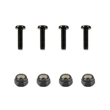 Zestaw sprzętu RAM® Cztery śruby #8-32 x 5/8" i cztery nakrętki Nylock