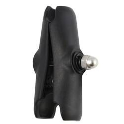 RAM® Ramię z podwójnym gniazdem bez pokrętła - nakrętka żołędziowa - rozmiar B średni