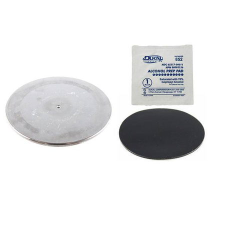RAM® Clear 3,5" płytka samoprzylepna do przyssawek