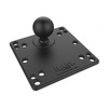 RAM® 100x100mm VESA Plate with Ball - C Size No Spacers