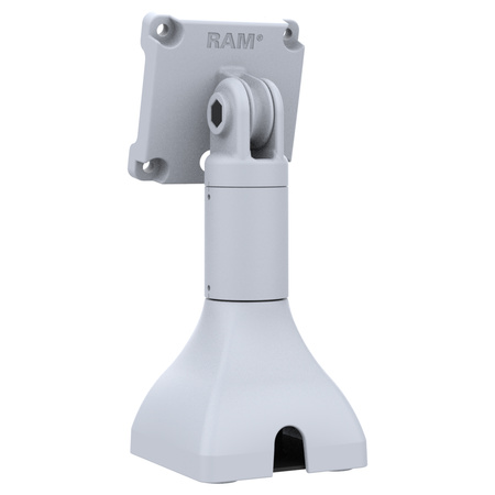 Uchwyt na cokół RAM® 7" z 75 mm VESA i prowadzeniem kabli - szary