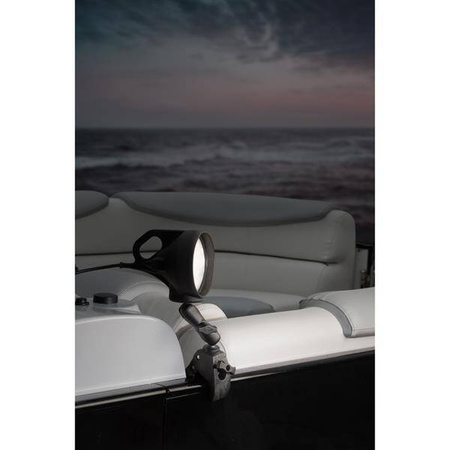 Podwójny uchwyt kulowy RAM® Tough-Claw™ z reflektorem LED