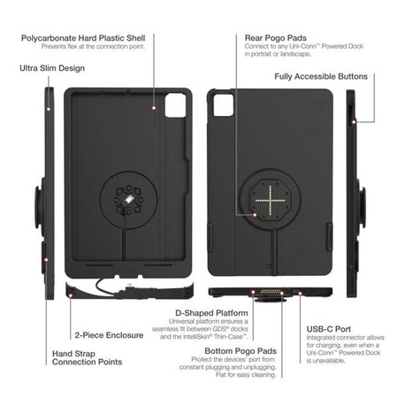 IntelliSkin® Thin-Case™ for iPad Pro 11 (M4) (D Shape & Rear Pogo Pads)