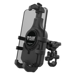 Uchwyt na telefon RAM® Quick-Grip™ Pro z podstawą U-Bolt na kierownicę - krótki