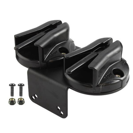 RAM® Podwójny klips mikrofonowy z uchwytem 90-stopniowym do RAM® Tough-Box™