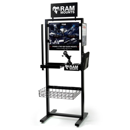 RAM® Stojący ekspozytor podłogowy z koszami
