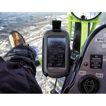 Uchwyt RAM® Drill-Down Mount dla Garmin Oregon Series + More - aluminium