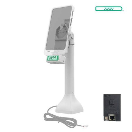 GDS® Uni-Conn™ 14" stacja dokująca na cokole z PoE - szara