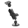 RAM® Double Ball Drill-Down Mount with Diamond Plate - Medium