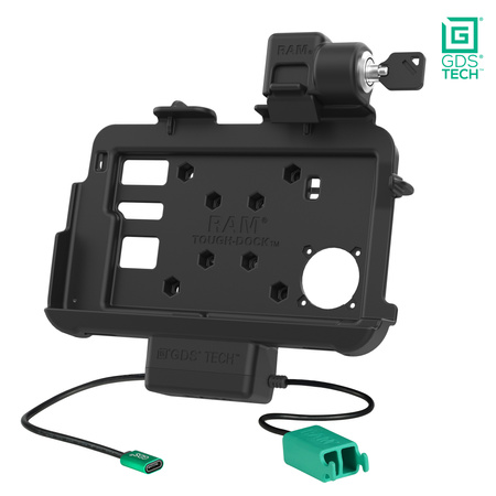 Locking GDS® Thin-Dock™ + Dual USB for Zebra ET401 8" with IntelliSkin®