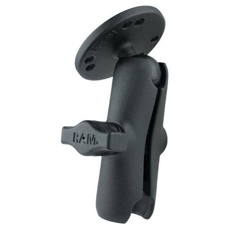 RAM® Double Socket Arm with Round Plate - B Size Medium