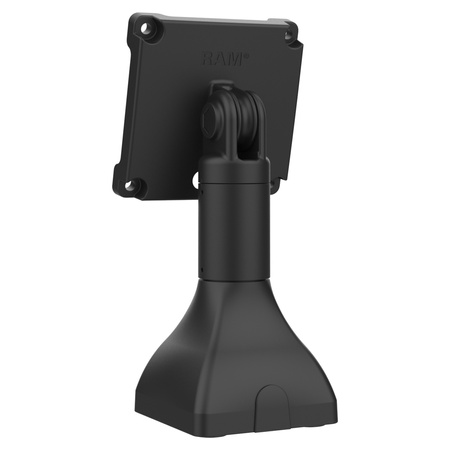 RAM® 7" Pedestal Mount with 100mm & 75mm VESA & Cable Routing