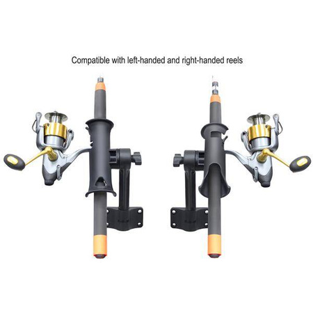 Uchwyt na wędkę RAM® Tube Jr.™ z podstawą grodziową - słupek 6"