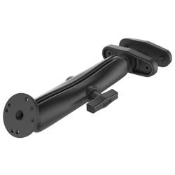 RAM® 3" kwadratowe mocowanie słupka z okrągłą płytką AMPS - długie ramię