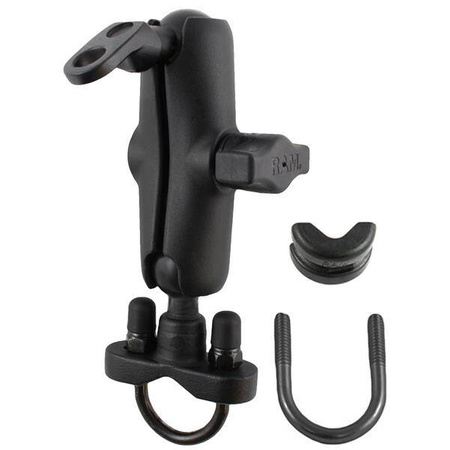 Podwójne mocowanie kulowe RAM® Handlebar U-Bolt z otworem 9 mm - średnie