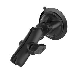 Podstawa przyssawki RAM® Twist-Lock™ z ramieniem z podwójnym gniazdem