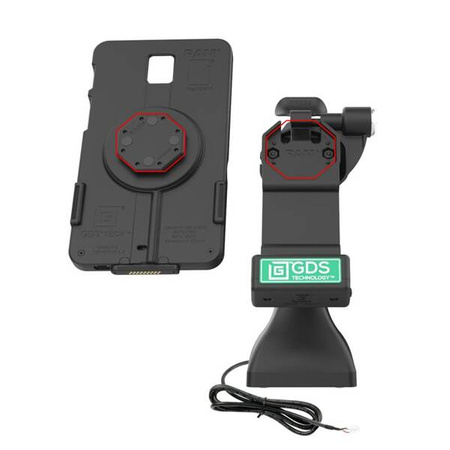 GDS® Uni-Conn™ 7" stacja dokująca z blokadą i PoE