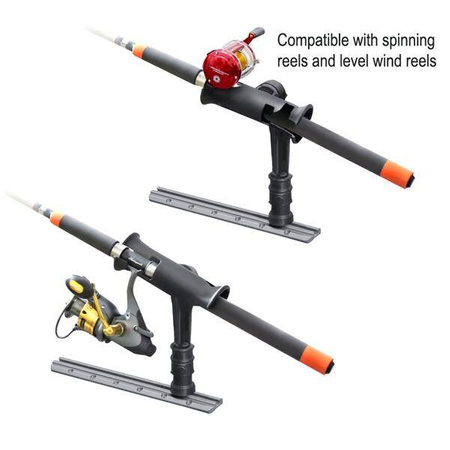 Uchwyt na wędkę RAM® Tube Jr.™ z podstawą RAM® Adapt-A-Post™ - słupek 4"