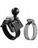 RAM® Strap Hose Clamp Ball Base 1" - 2.1"