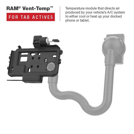 RAM® Low-Profile Locking USB-C Powered Dock for Tab Active5 & 3