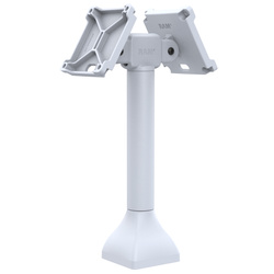 RAM® 14" Pedestal Mount with Dual 100mm VESA Adapters - Gray