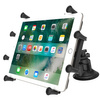 RAM® X-Grip® with Twist-Lock™ Pivot Suction for 9"-11" Tablets - Short