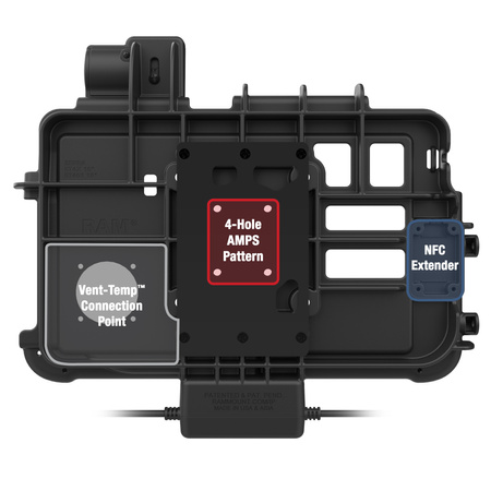 RAM® Thin-Dock™ + Data Dock for Zebra ET401 & ET4x 10"