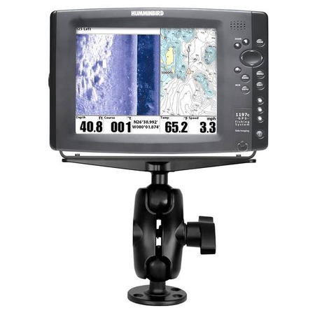 Duży uchwyt do elektroniki morskiej RAM® z nakrętką kontrującą - krótki