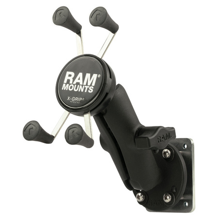 Uchwyt na telefon RAM® X-Grip® z podstawą wierconą i płytą nośną