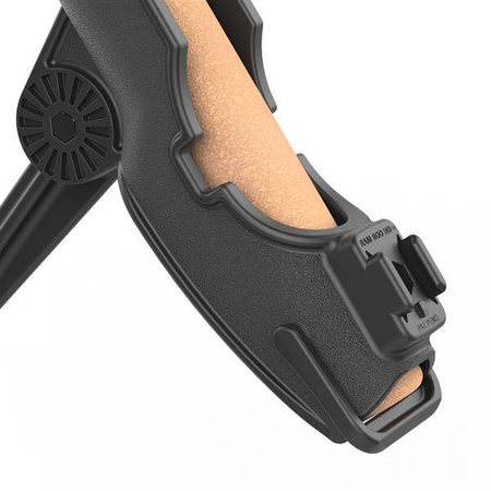 Uchwyt na wędkę RAM ROD® HD z 6-calowym słupkiem wielowypustowym i podwójną podstawą