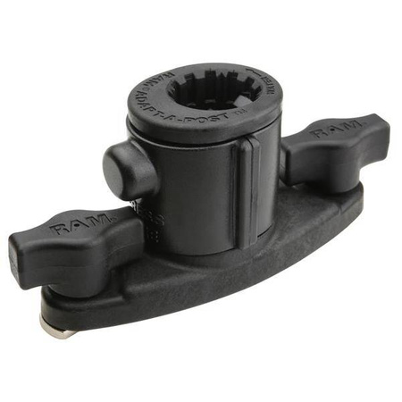 RAM® Universal Adapt-A-Post™ Dual T-Bolt Track Base