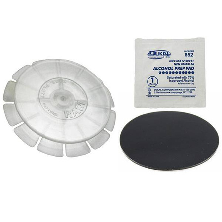 RAM® Clear Rose Płytka samoprzylepna do przyssawek