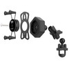 Uchwyt na telefon RAM® X-Grip® z Vibe-Safe™ i podstawą U-Bolt - krótki