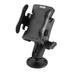 RAM® Drill-Down Mount ze sprężynowym uchwytem na telefon