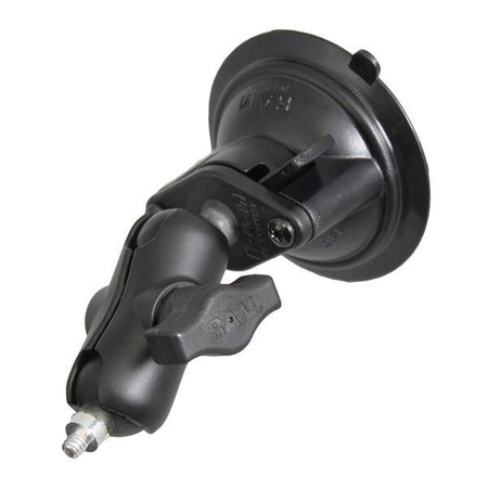 Uchwyt przyssawkowy RAM® Twist-Lock™ z trzpieniem gwintowanym 1/4"-20 - krótki